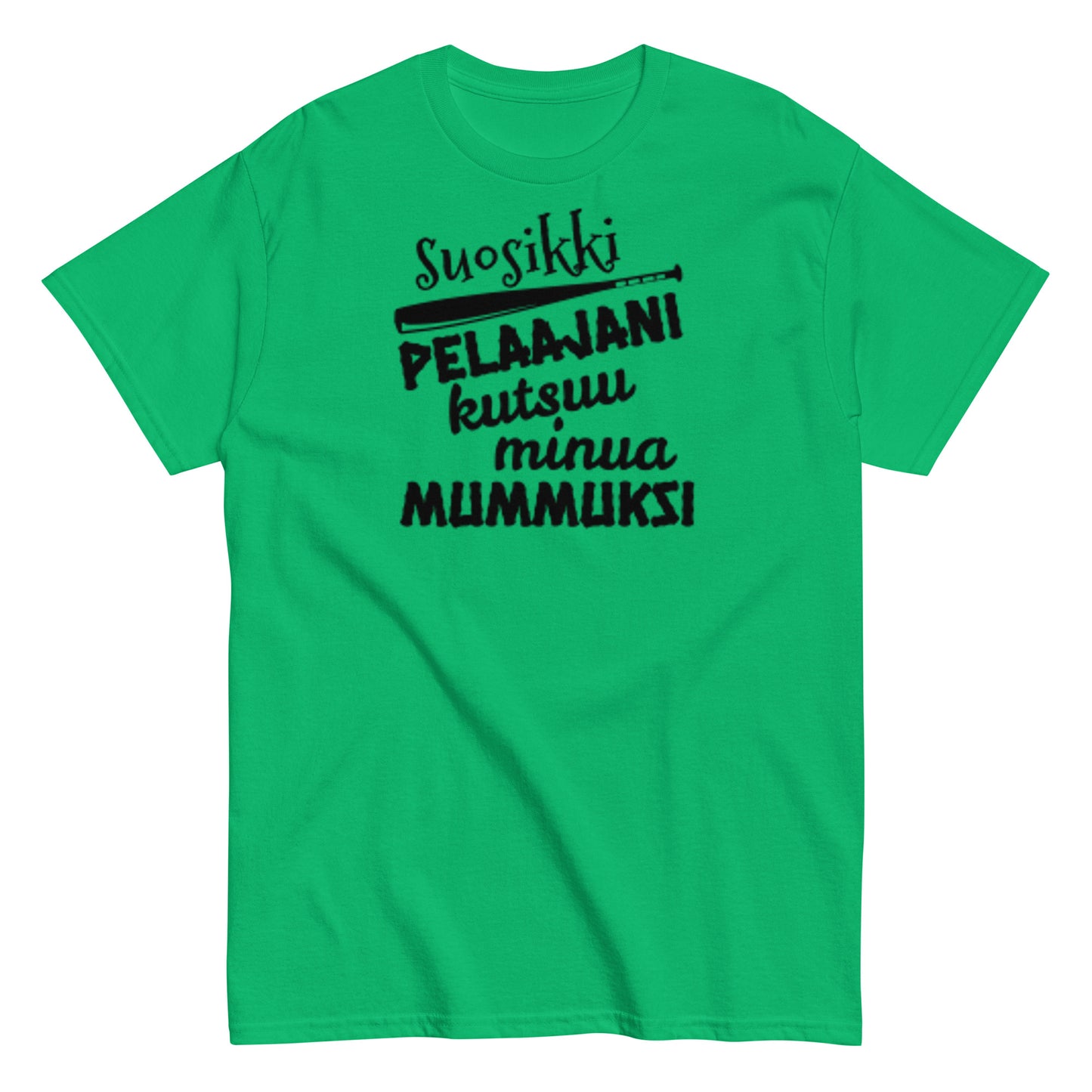 Suosikkipesispelaajani mummuksi t-paita unisex
