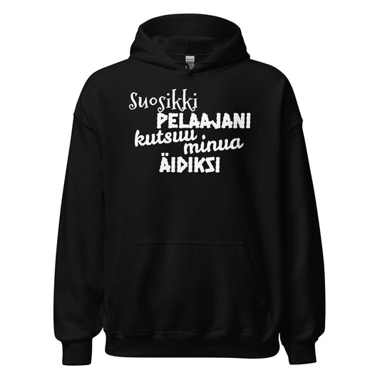 Suosikkipelaajani äidiksi huppari unisex