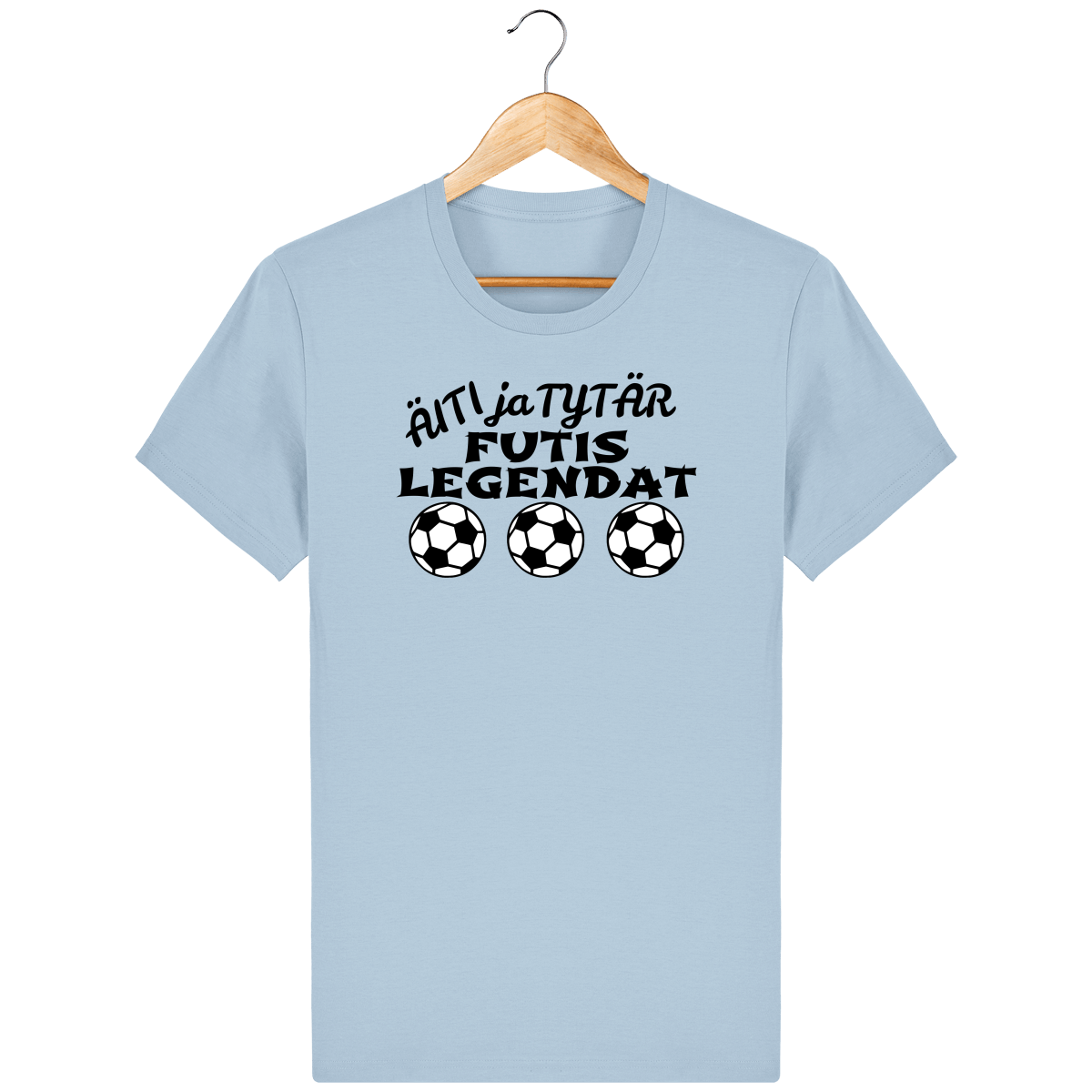 Äiti ja tytär Futislegendat t-paita unisex