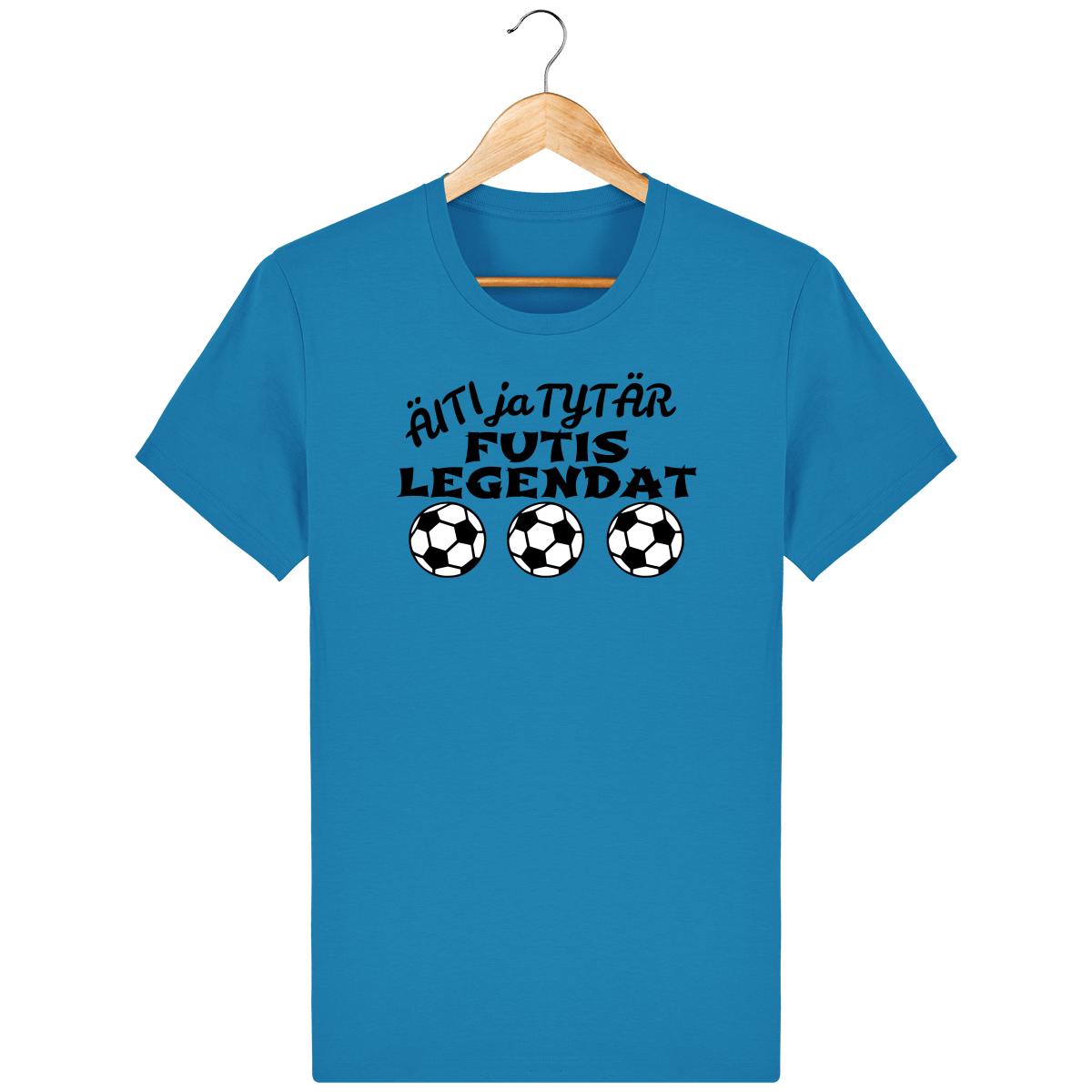 Äiti ja tytär Futislegendat t-paita unisex