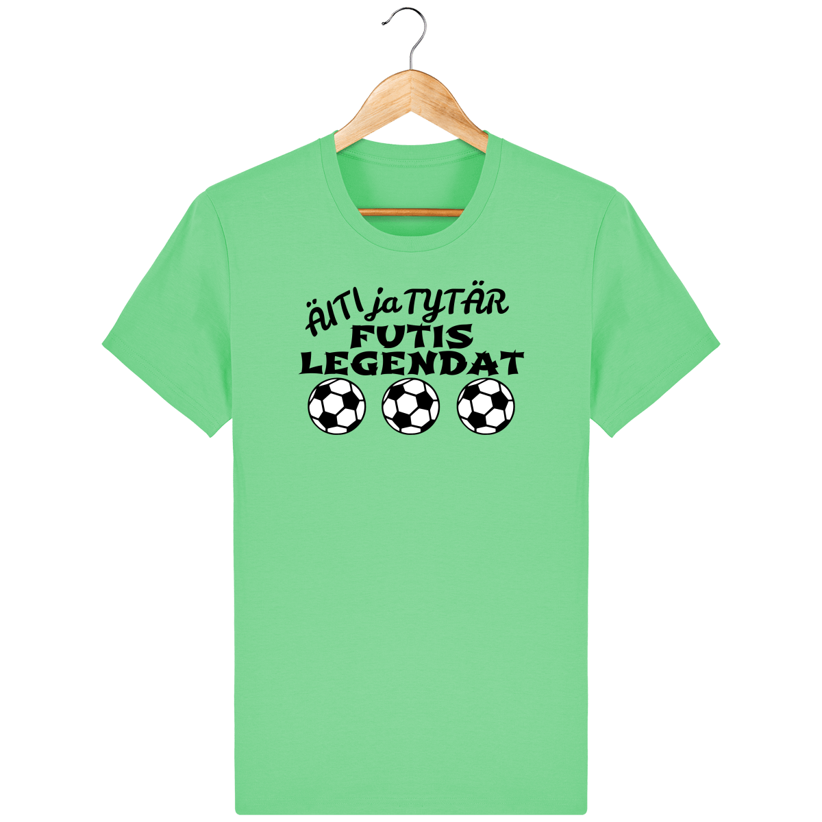 Äiti ja tytär Futislegendat t-paita unisex