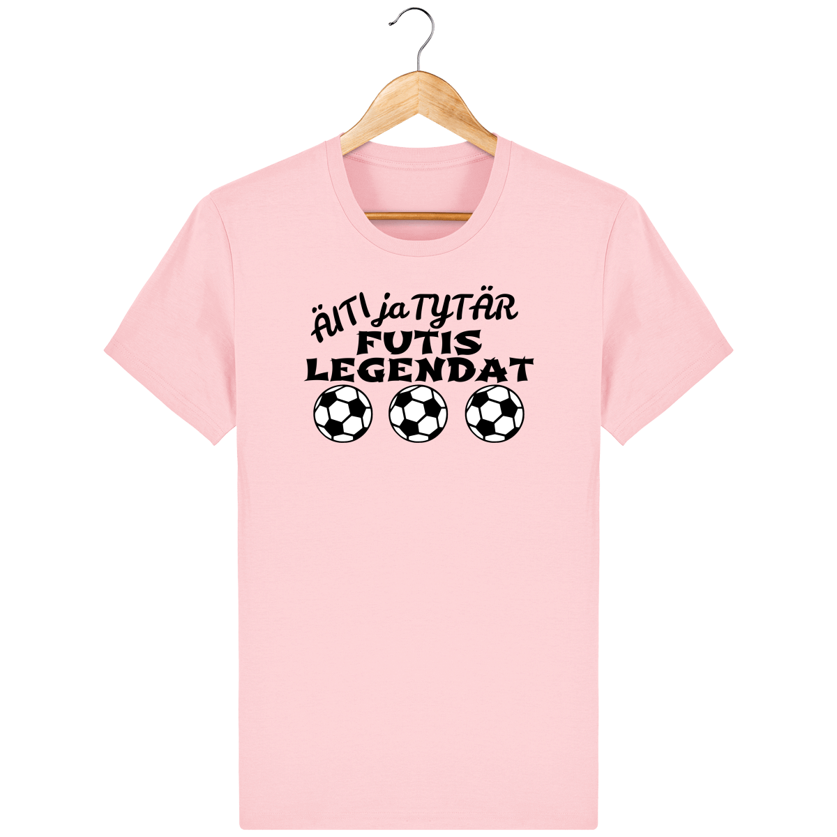 Äiti ja tytär Futislegendat t-paita unisex