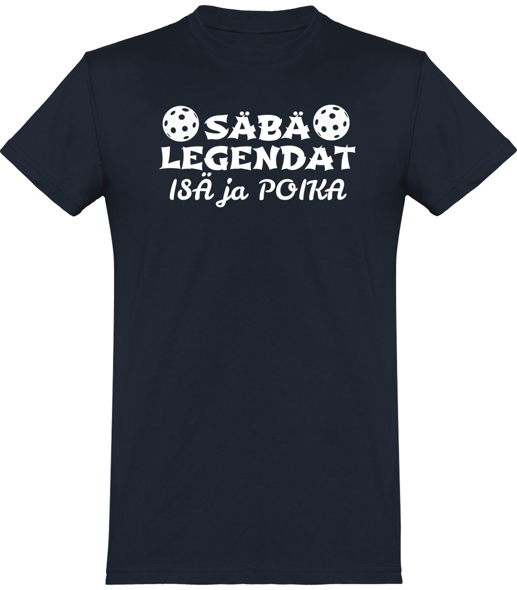 Säbälegendat isä ja poika t-paita