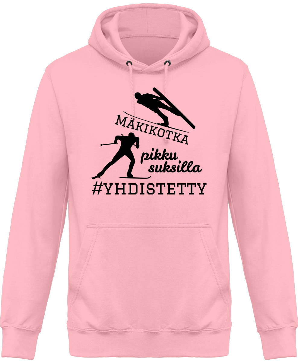 Mäkikotka pikku suksilla huppari unisex