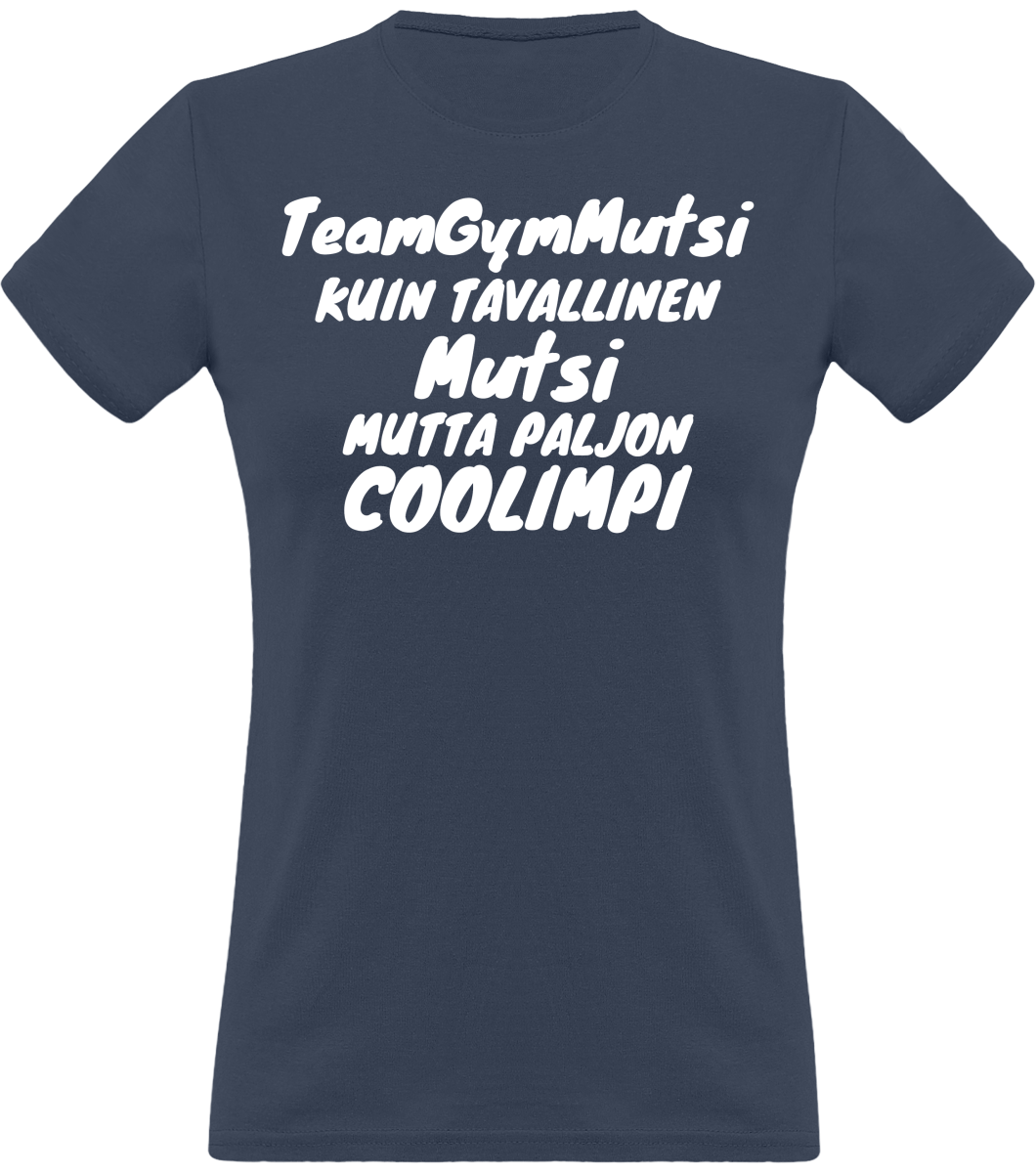 Coolimpi TeamGymMutsi klassinen naisten t-paita