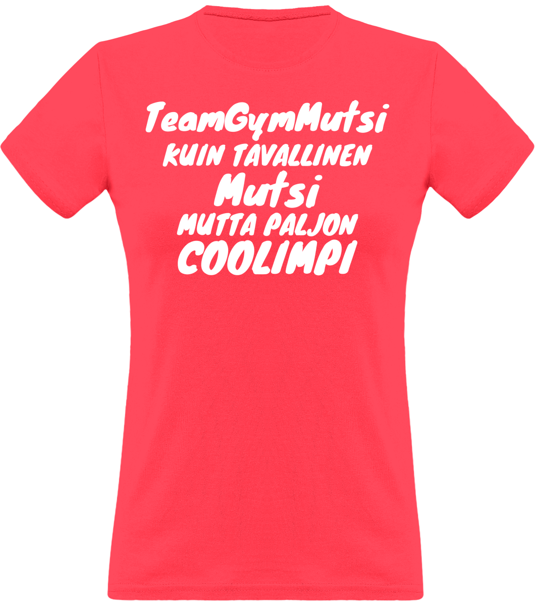 Coolimpi TeamGymMutsi klassinen naisten t-paita