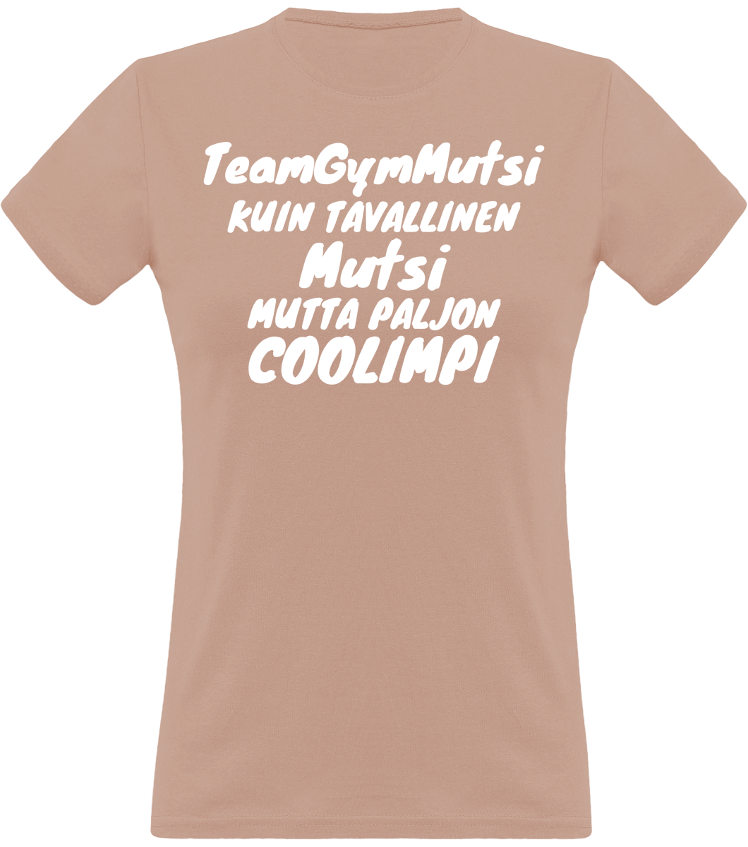 Coolimpi TeamGymMutsi klassinen naisten t-paita