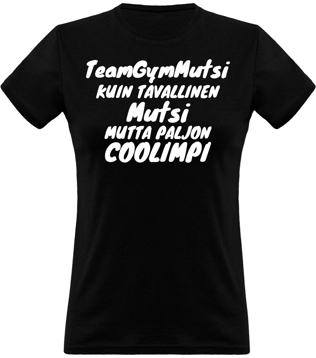 Coolimpi TeamGymMutsi klassinen naisten t-paita