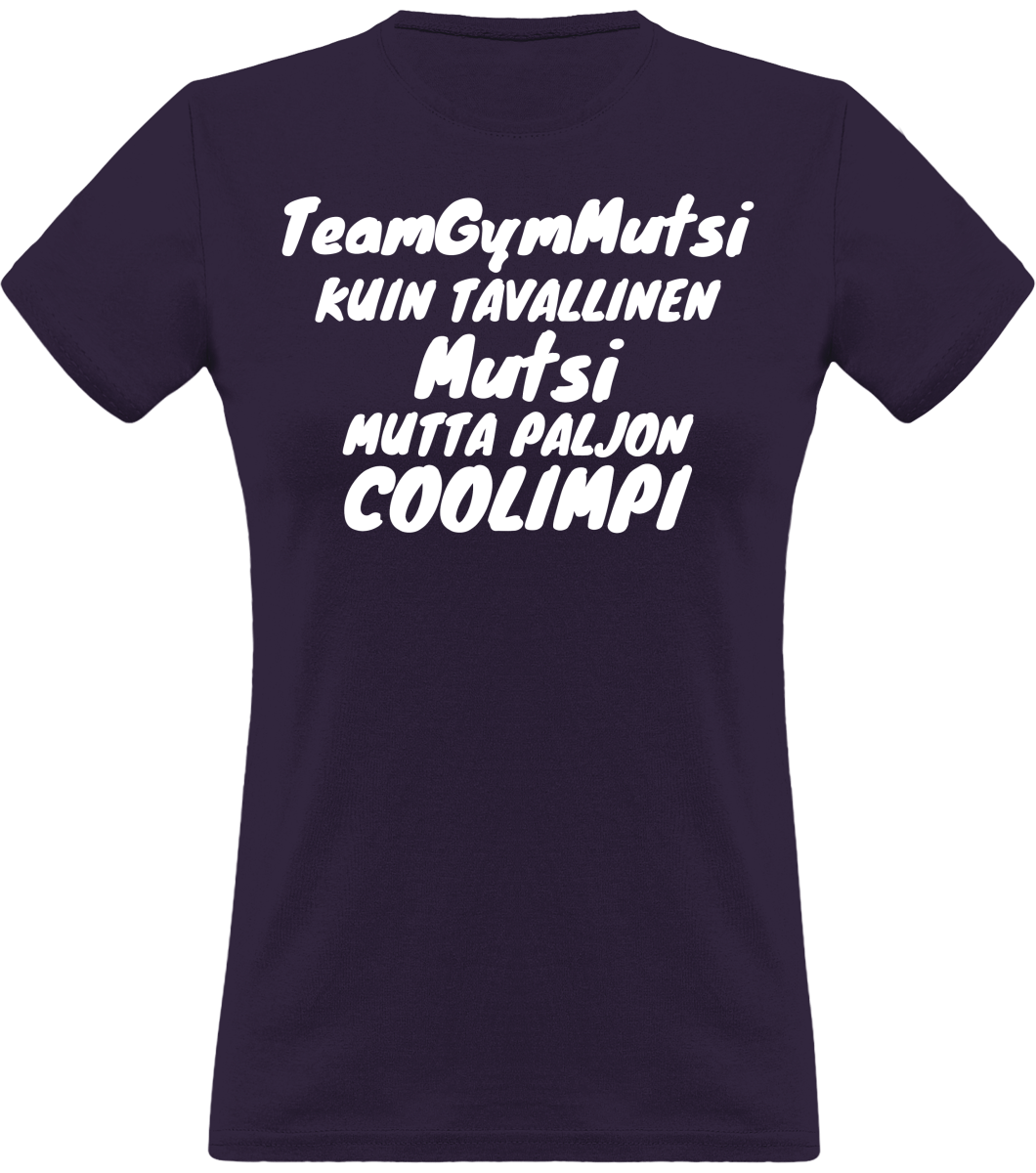 Coolimpi TeamGymMutsi klassinen naisten t-paita
