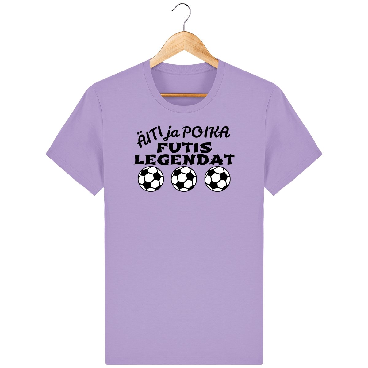 Äiti ja poika Futislegendat t-paita unisex - FourFan