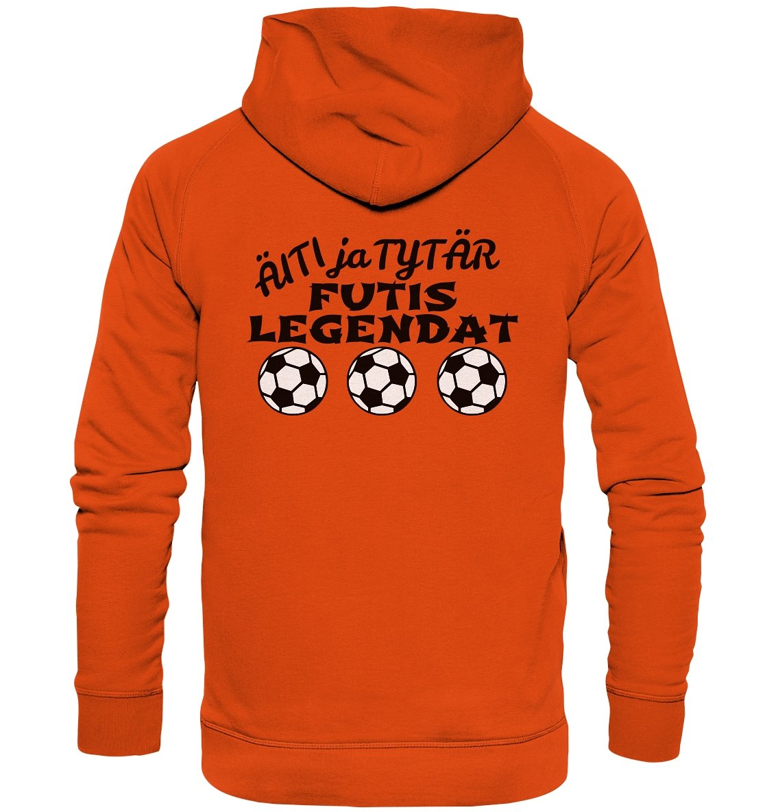 Äiti ja tytär Futislegendat huppari unisex - FourFan