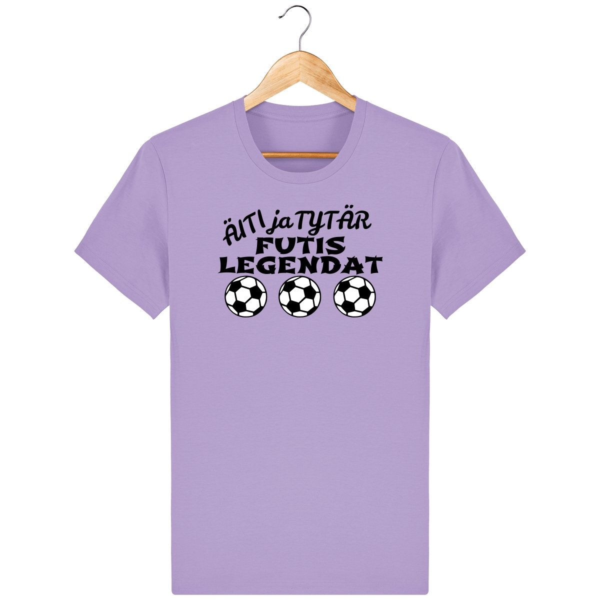 Äiti ja tytär Futislegendat t-paita unisex - FourFan