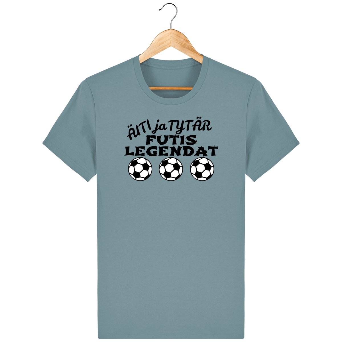 Äiti ja tytär Futislegendat t-paita unisex - FourFan