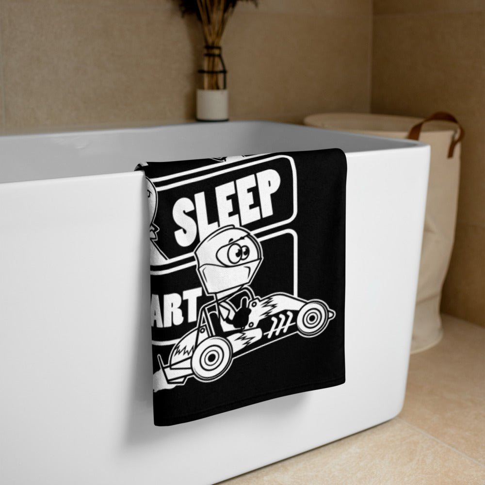 Eat Sleep Karting pyyhe - FourFan