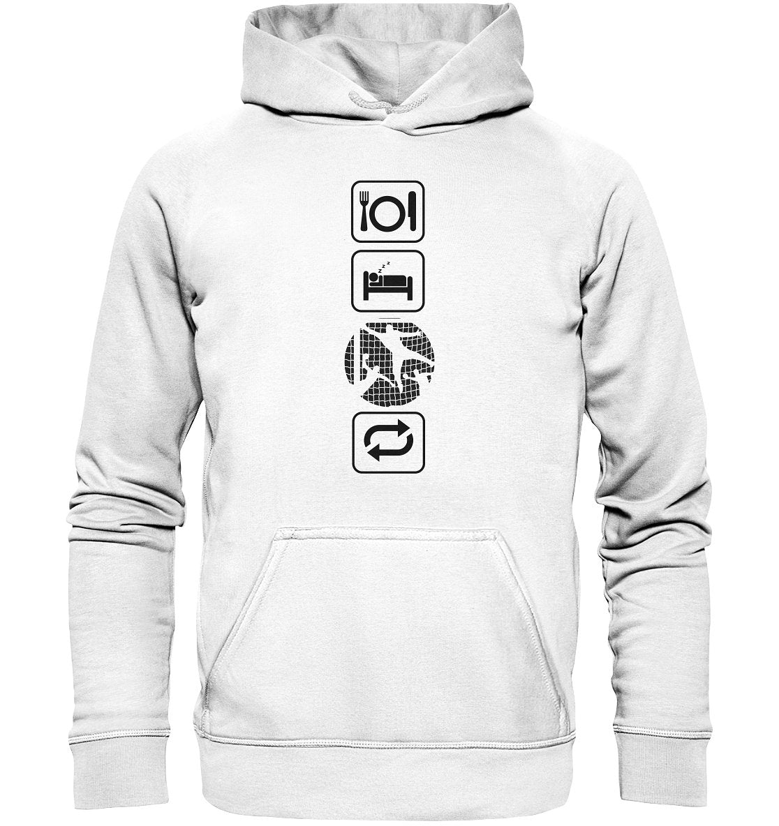 Eat Sleep Käsipallo huppari unisex - FourFan
