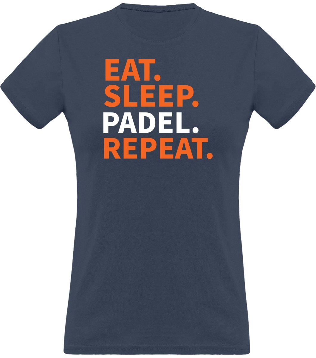 Eat Sleep Padel naisten t-paita - FourFan