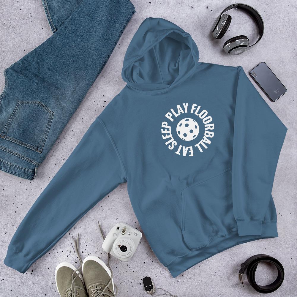 Eat Sleep Play Floorball huppari unisex - FourFan
