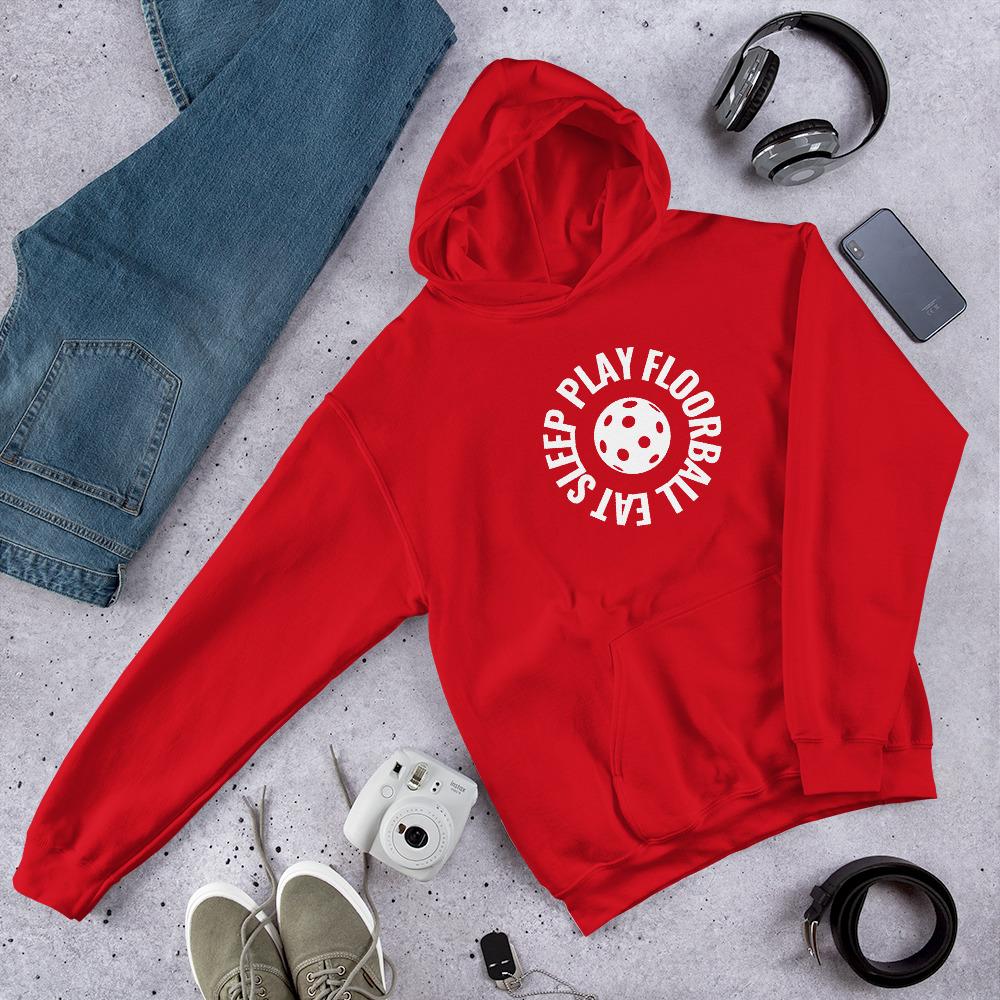 Eat Sleep Play Floorball huppari unisex - FourFan