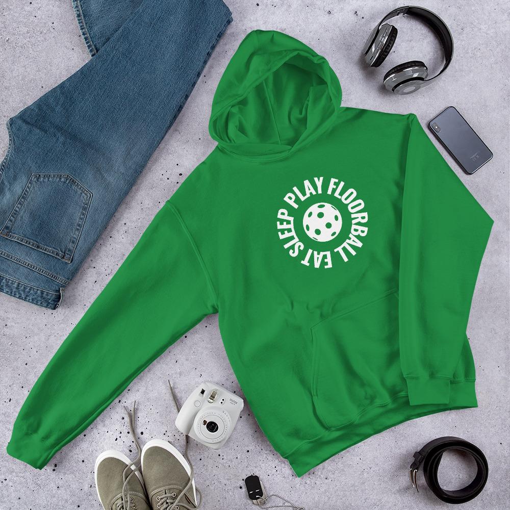 Eat Sleep Play Floorball huppari unisex - FourFan