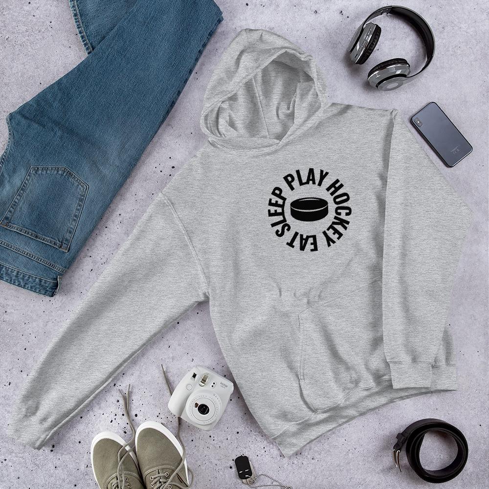 Eat Sleep Play Hockey huppari unisex - FourFan