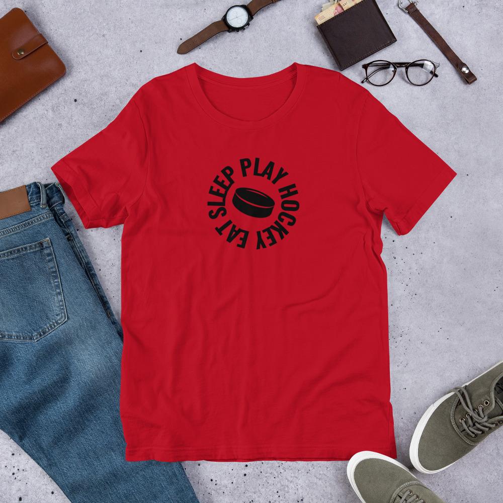Eat Sleep Play Hockey t-paita - FourFan