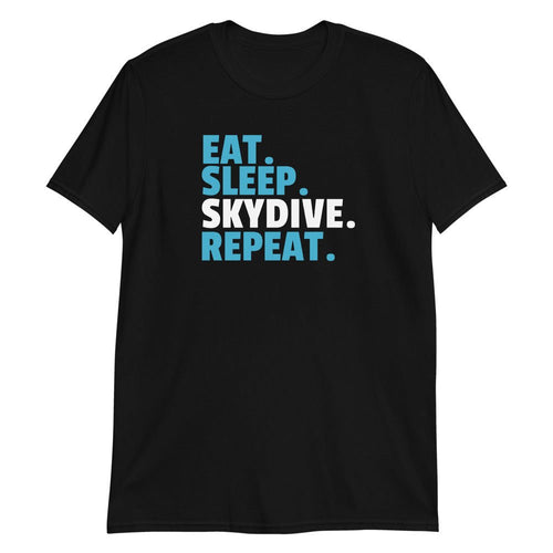 Eat Sleep Skydive t-paita - FourFan