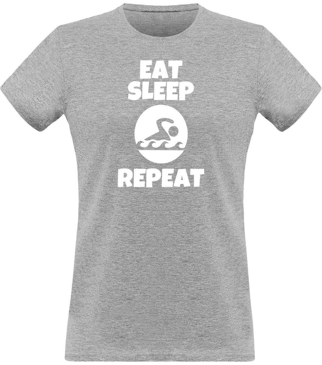 Eat, Sleep, Swim naisten klassinen t-paita - FourFan