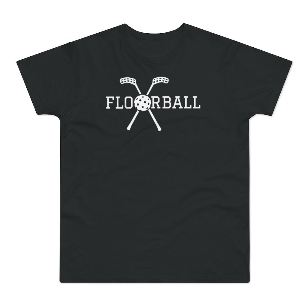 Floorball t-paita unisex MUSTA (koko S) - FourFan
