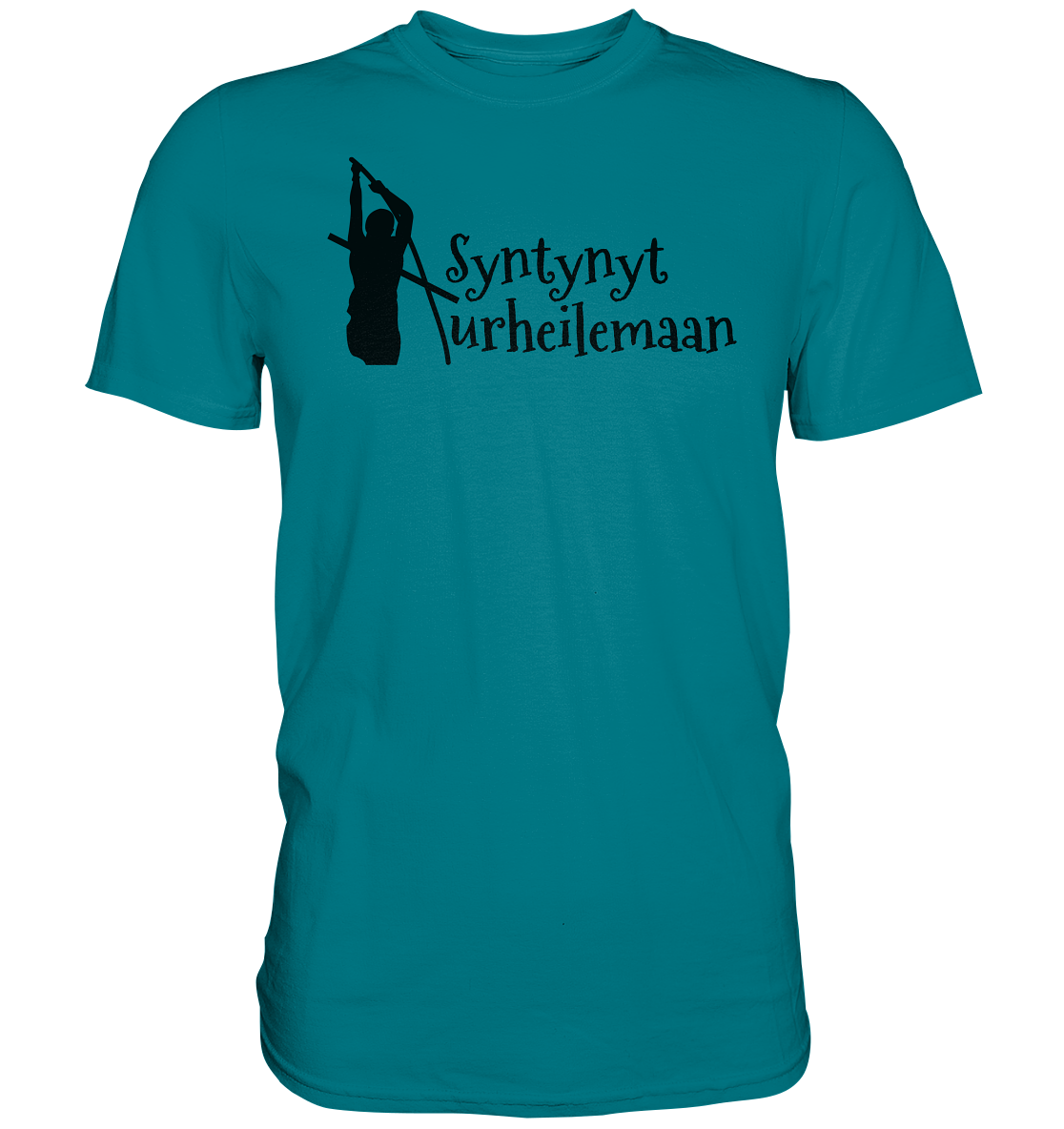 Yleisurheilu Syntynyt Urheilemaan unisex t-paita