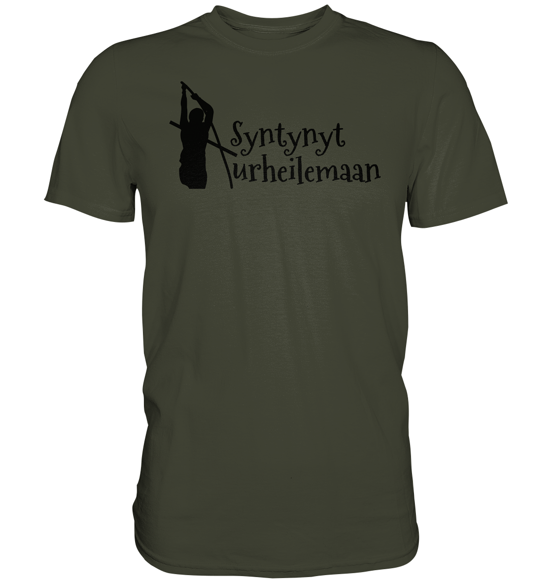 Yleisurheilu Syntynyt Urheilemaan unisex t-paita