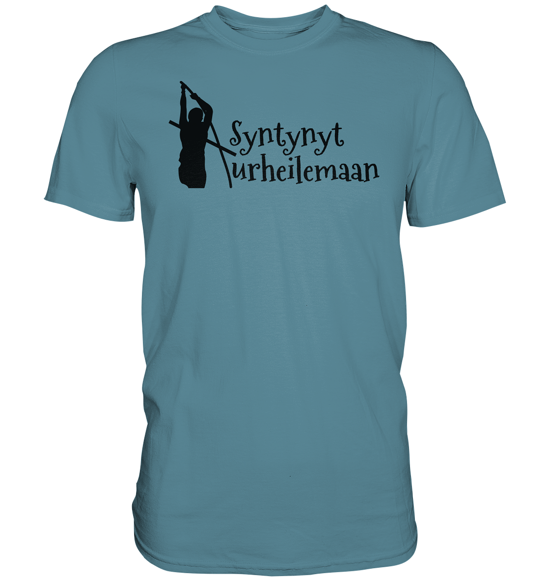 Yleisurheilu Syntynyt Urheilemaan unisex t-paita