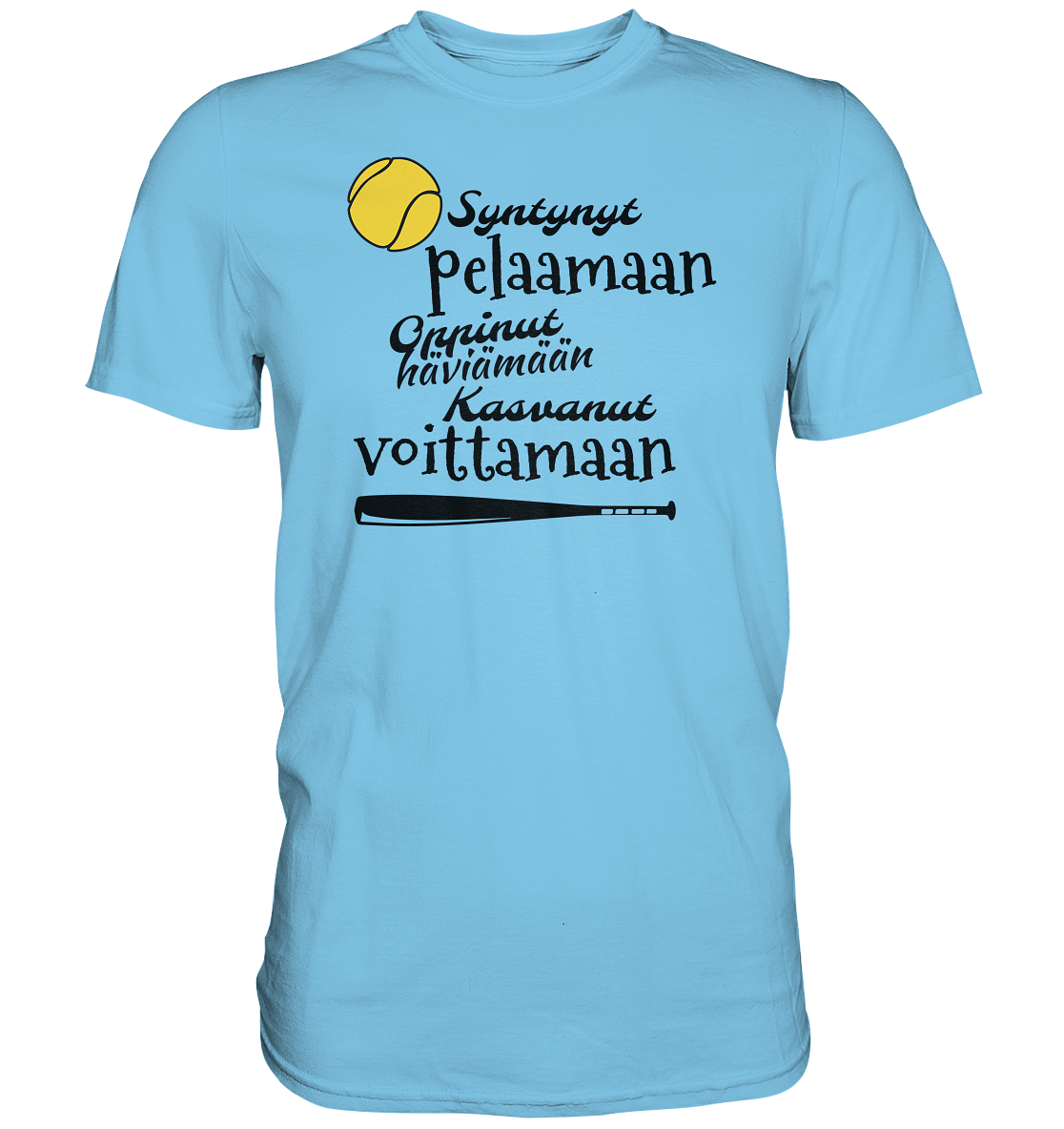 Pesäpallo Syntynyt pelaamaan t-paita