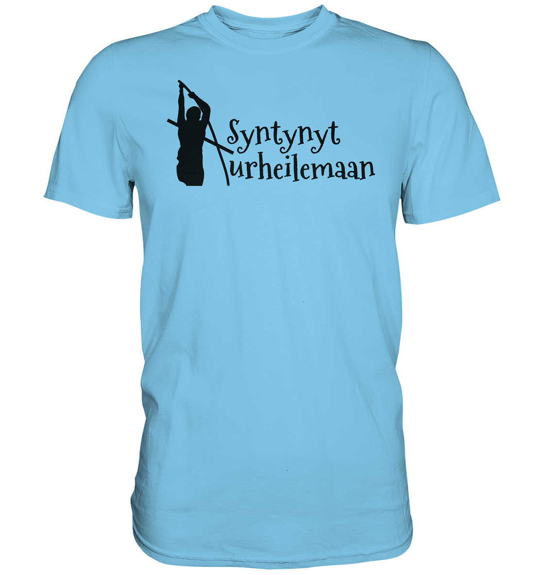 Yleisurheilu Syntynyt Urheilemaan unisex t-paita