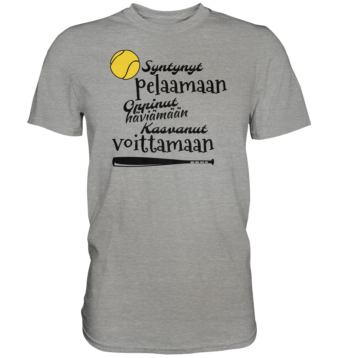 Pesäpallo Syntynyt pelaamaan t-paita