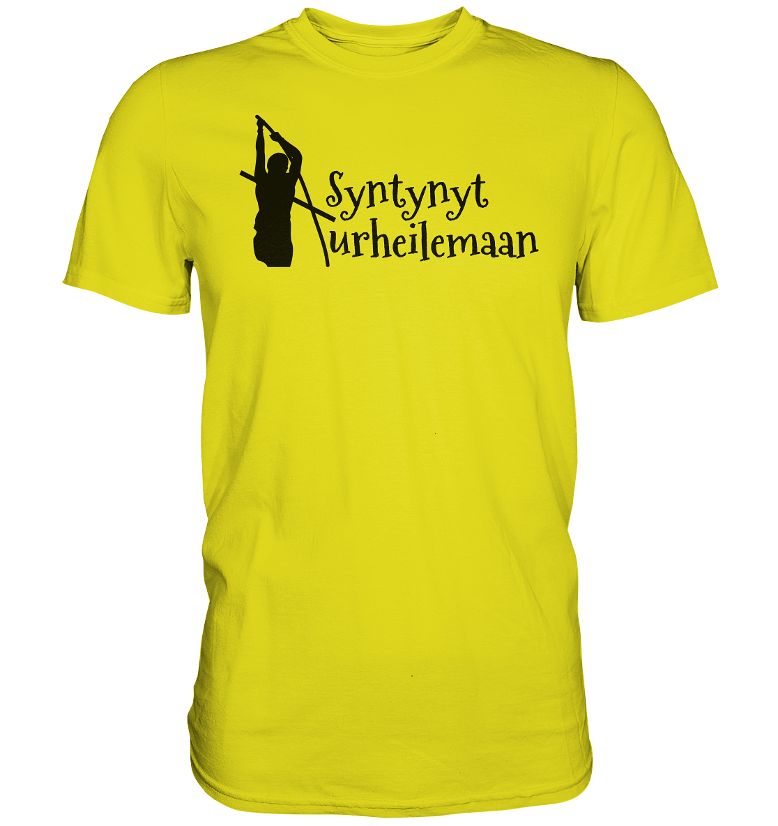 Yleisurheilu Syntynyt Urheilemaan unisex t-paita