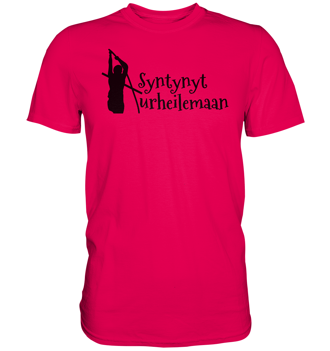 Yleisurheilu Syntynyt Urheilemaan unisex t-paita