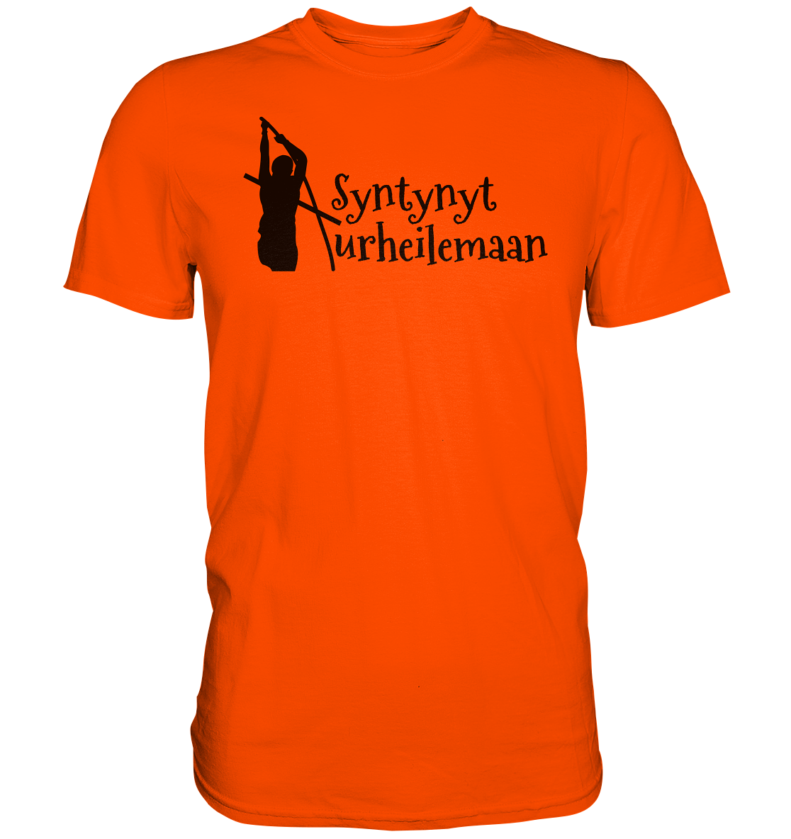 Yleisurheilu Syntynyt Urheilemaan unisex t-paita