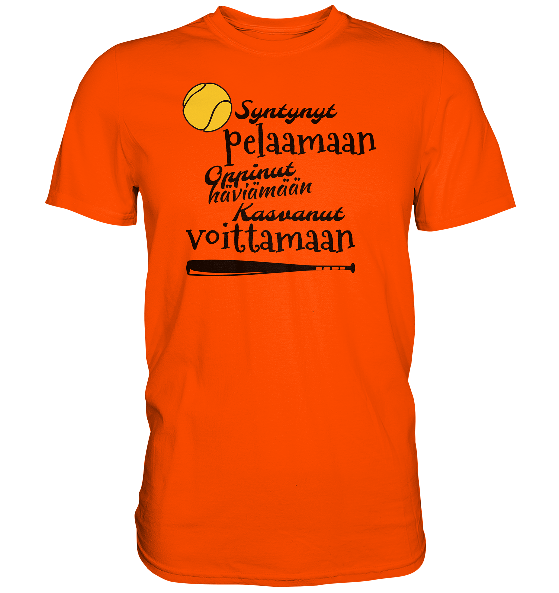 Pesäpallo Syntynyt pelaamaan t-paita