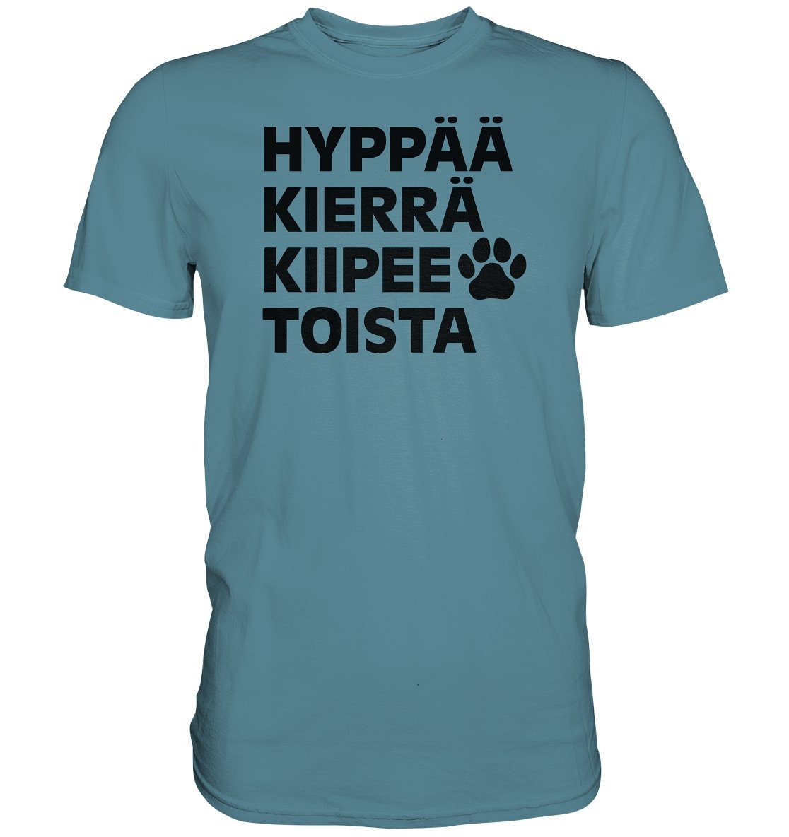 Hyppää kierrä agility t-paita unisex - FourFan