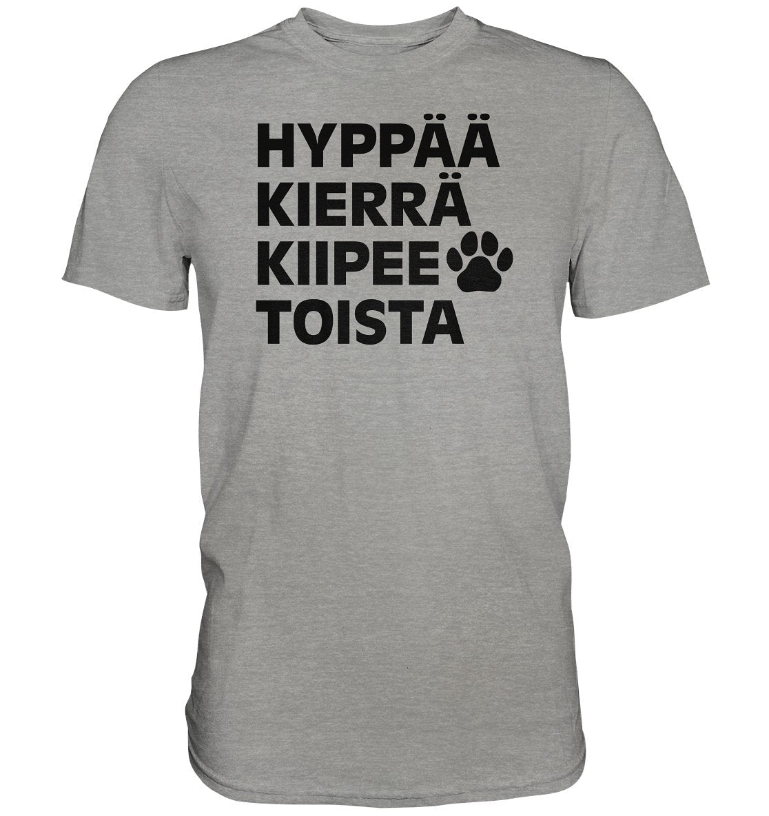Hyppää kierrä agility t-paita unisex - FourFan