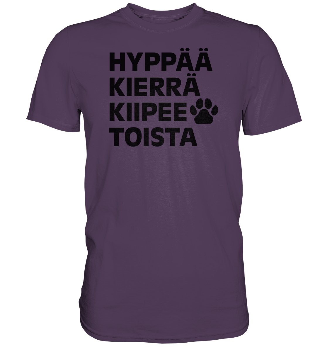 Hyppää kierrä agility t-paita unisex - FourFan