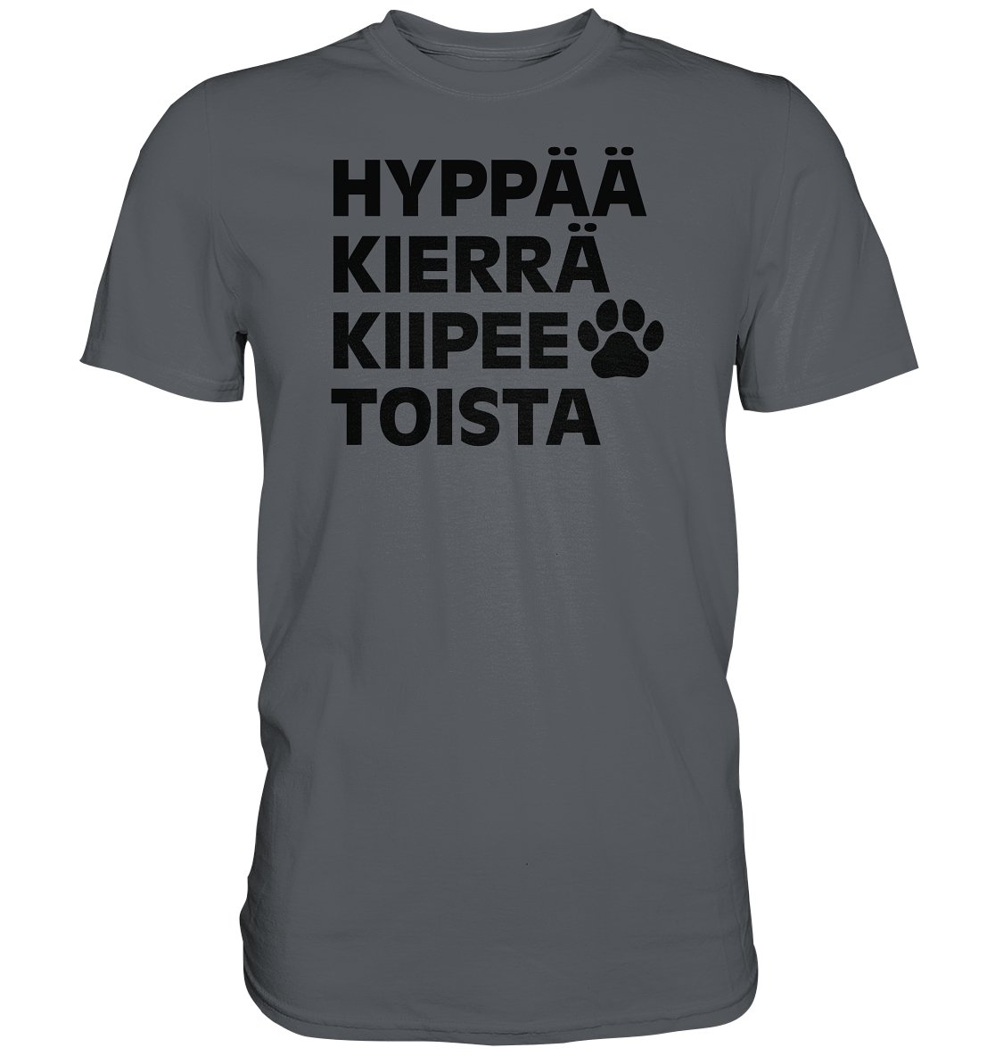 Hyppää kierrä agility t-paita unisex - FourFan