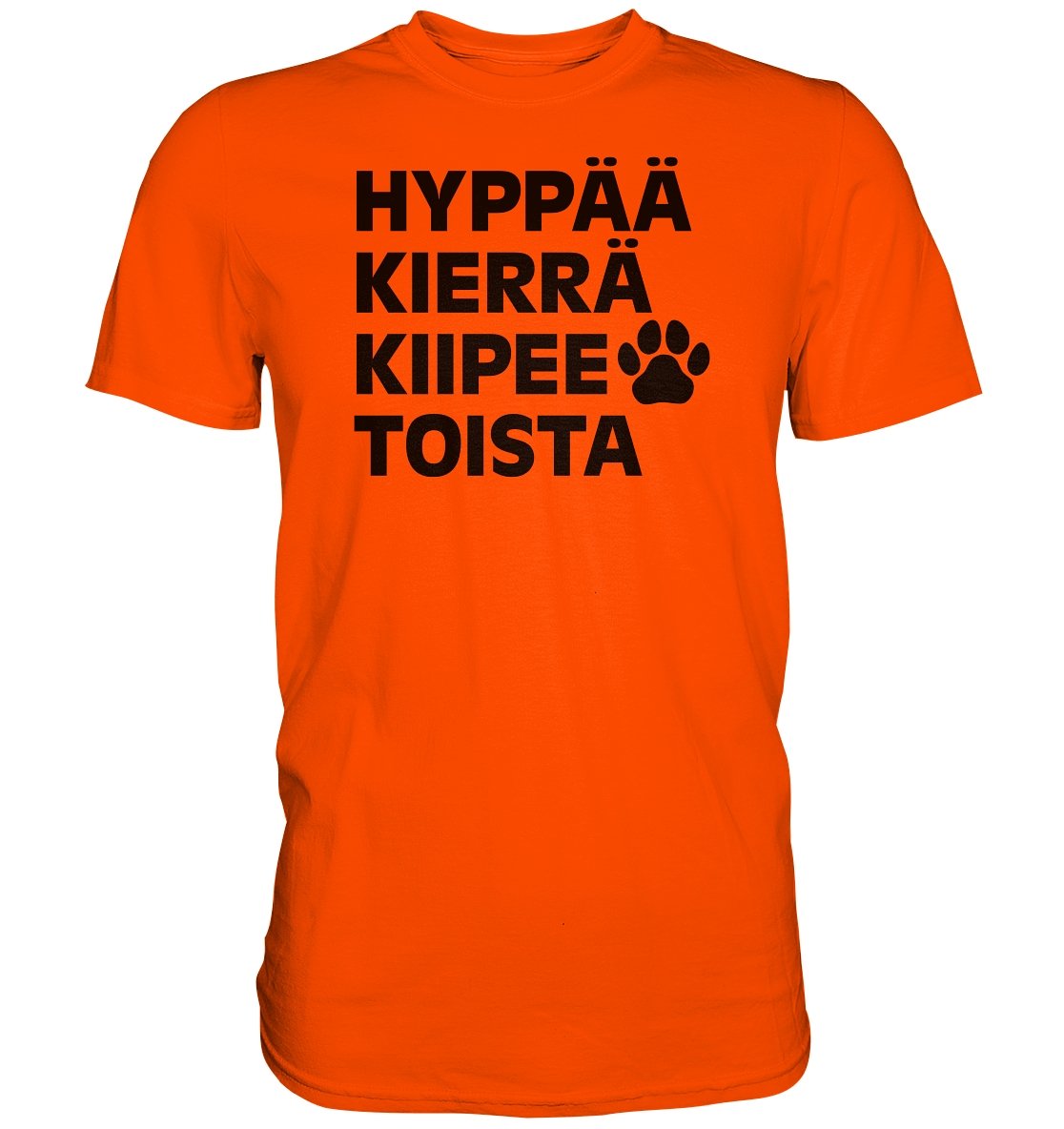 Hyppää kierrä agility t-paita unisex - FourFan