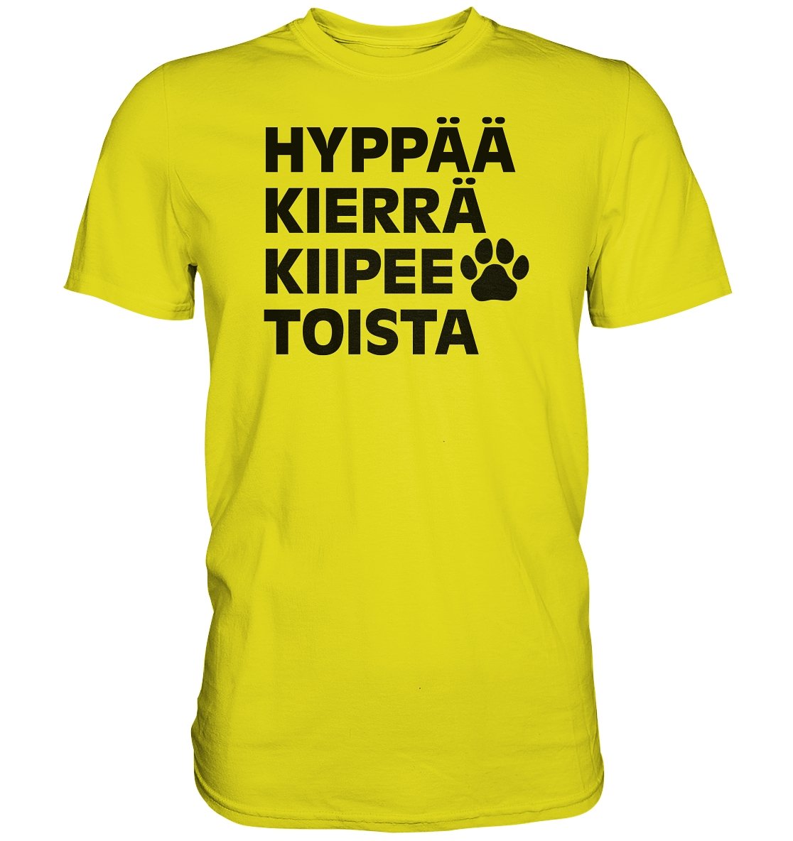 Hyppää kierrä agility t-paita unisex - FourFan
