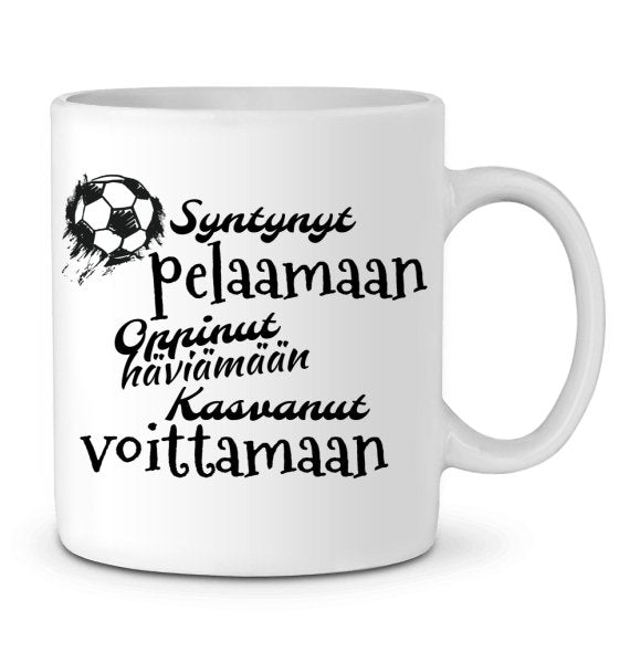 Jalkapallo muki "syntynyt pelaamaan..." - FourFan