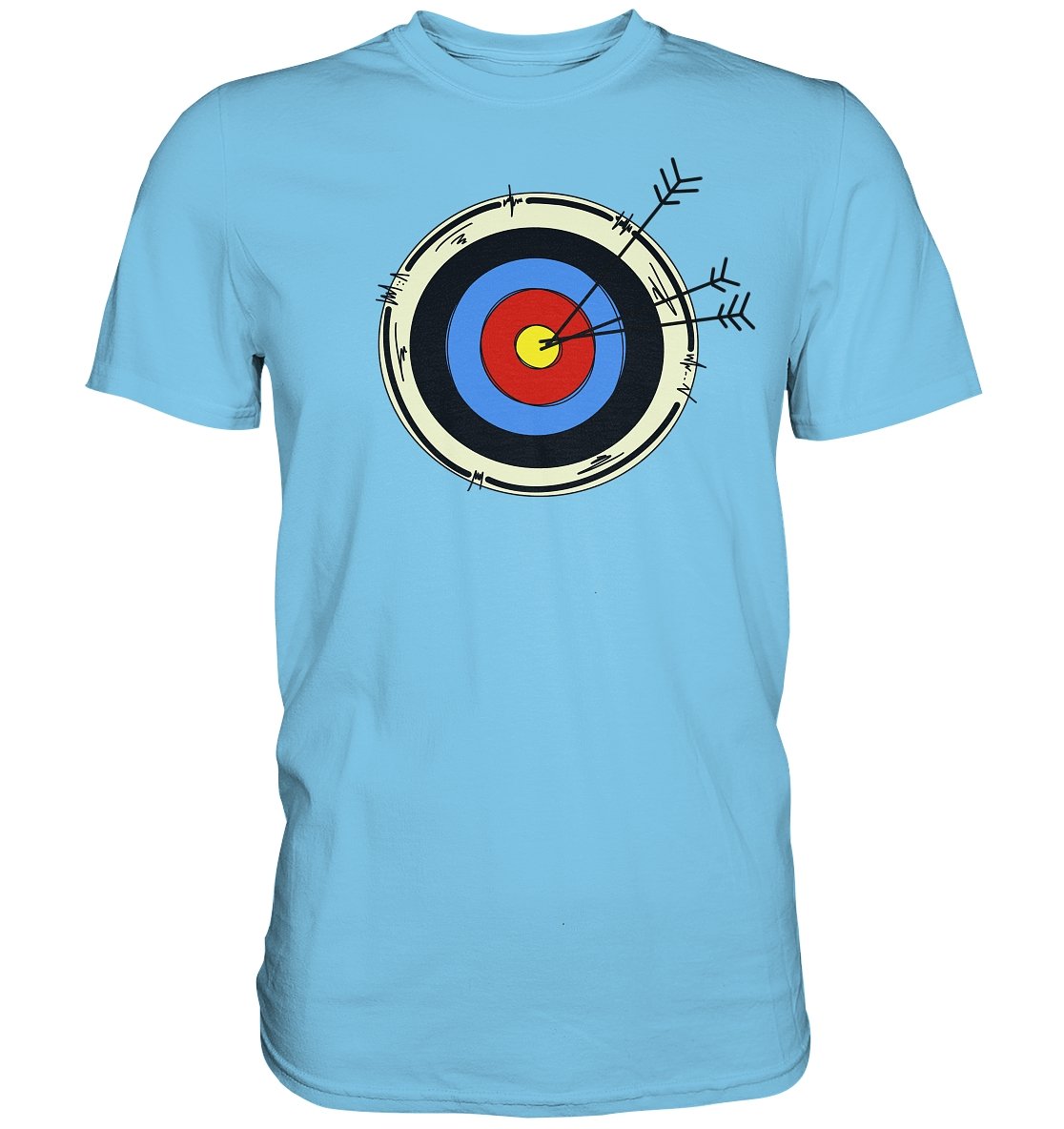 Jousiammuntataulu t-paita unisex - FourFan