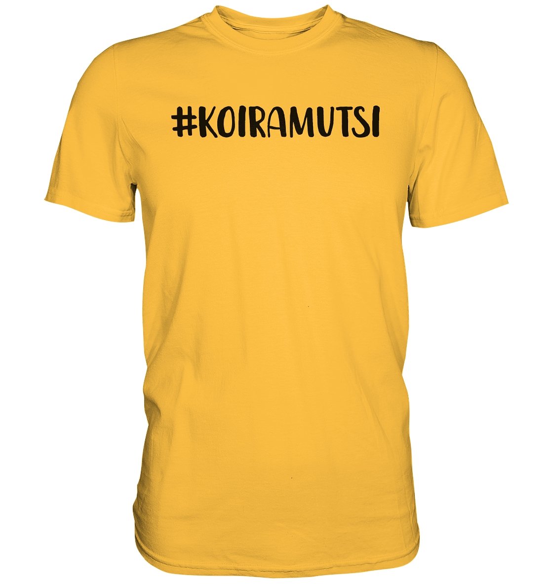#Koiramutsi t-paita unisex musta teksti - FourFan