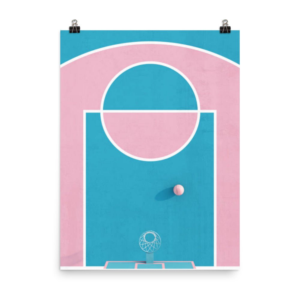 Koripallokenttä juliste - FourFan