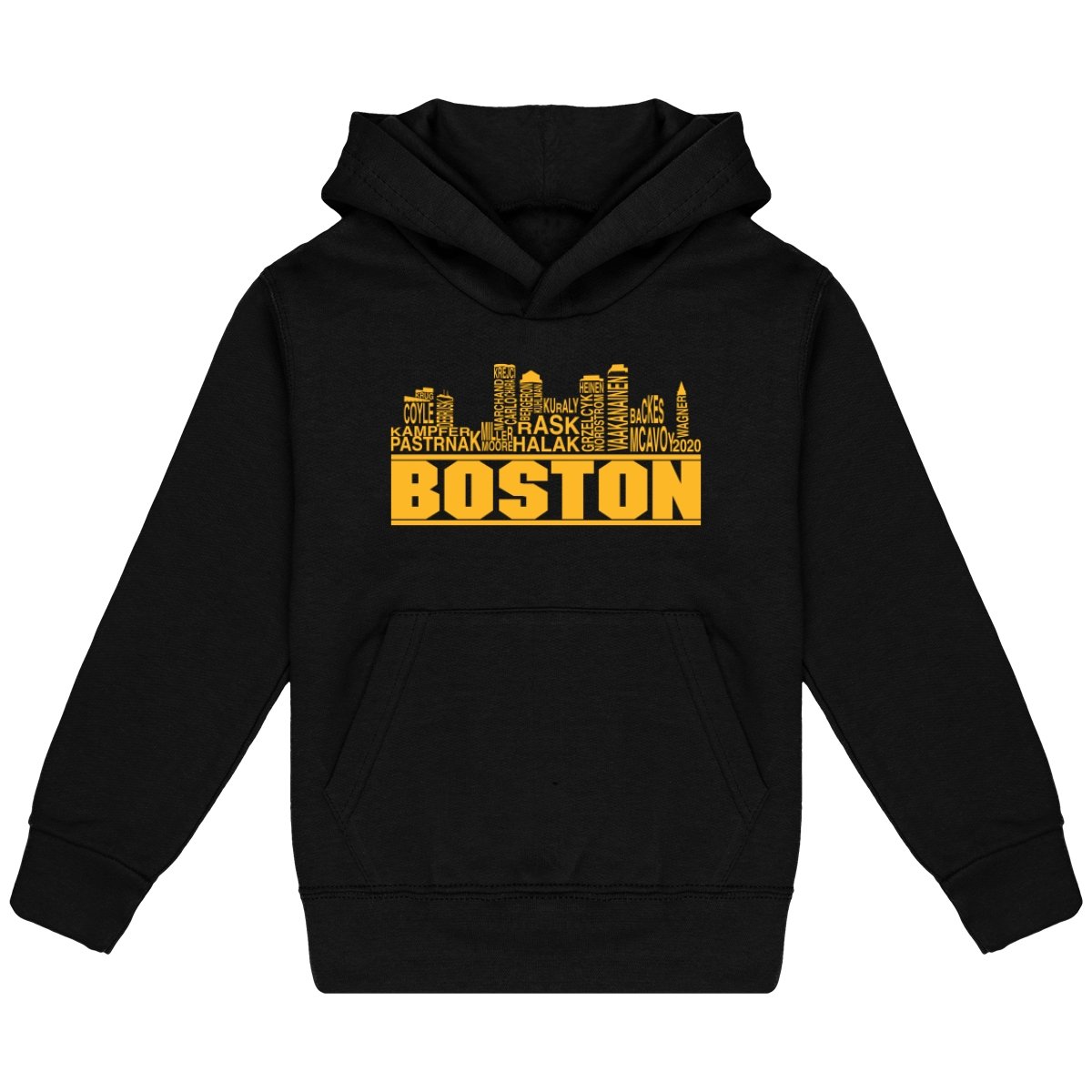 Lasten Boston skyline 2020 jääkiekko huppari - FourFan
