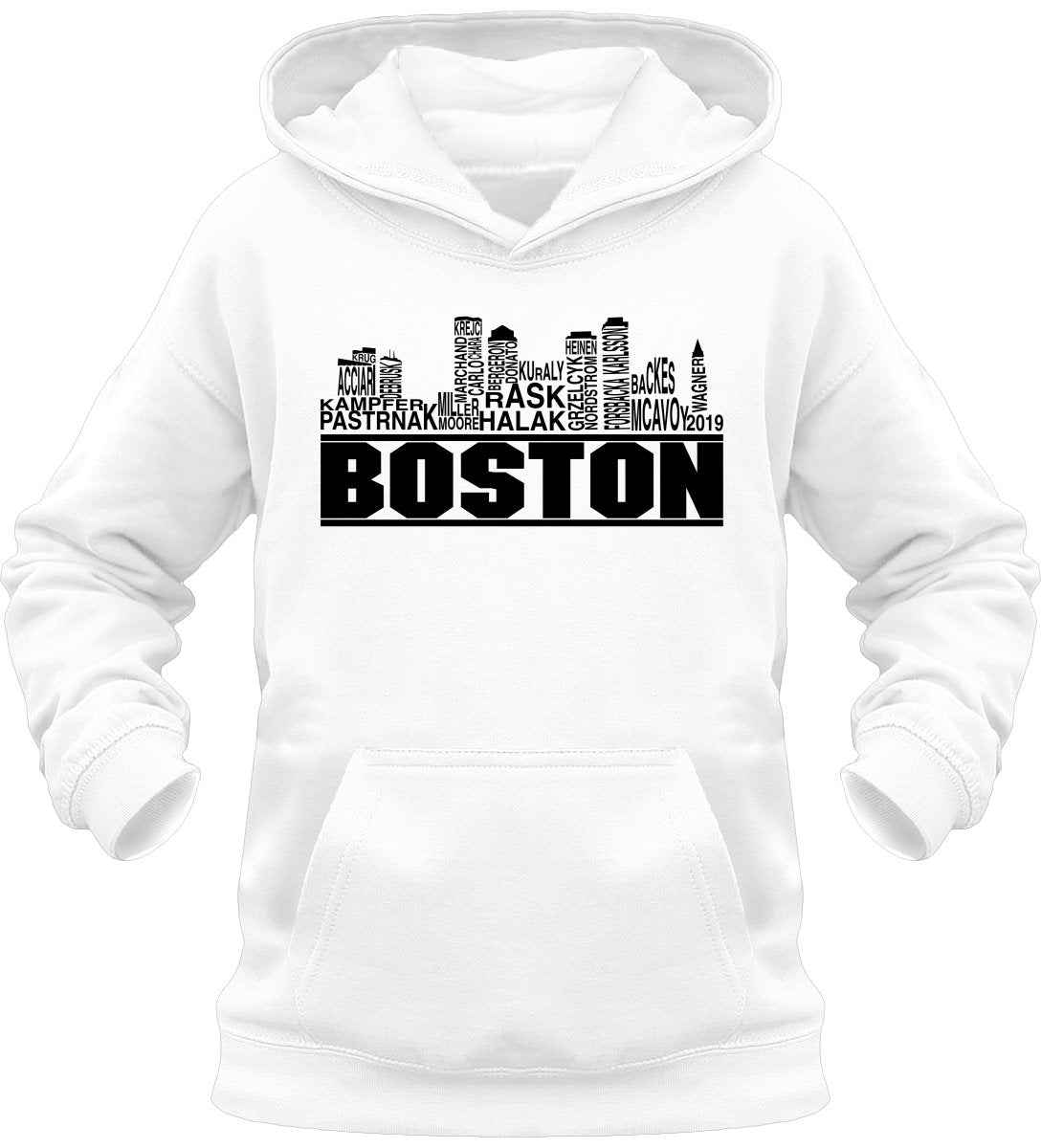 Lasten Boston skyline joukkue jääkiekko huppari - FourFan